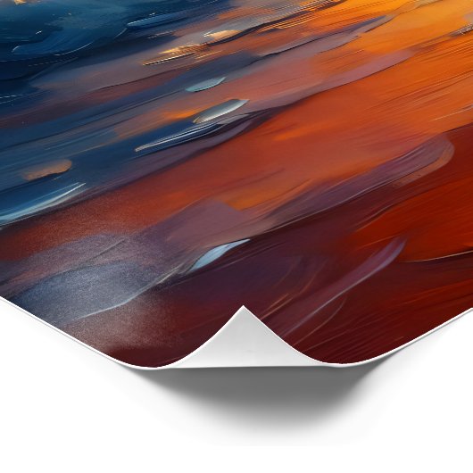 Gouden echo's van het paradijs perfect poster (Hoek)