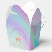 Gouden Eenhoorn Regenboog Dank u Chinezen Uitschak Bedankdoosjes (Geopend)