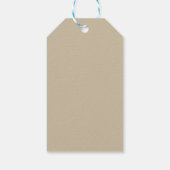 Gouden Eenvoudige Minimalistische Cadeautags voor  Cadeaulabel (Achterkant)