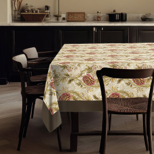 Gouden Eeuw Glamour Bloemen Victoriaans Damask Tafelkleed