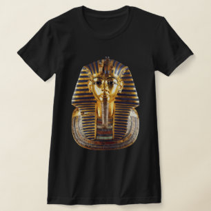 Gouden Egyptische faraomasker kunst T-shirt