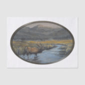 Gouden Eland - Ovaal Tissuepapier (Voorkant)