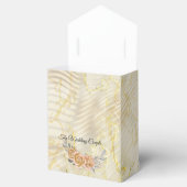 Gouden Elegante Ripple Effect & Rozen Bedankdoosjes (Geopend)