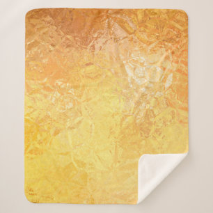 Gouden Elegantie: Abstracte luxe achtergrond Sherpa Deken