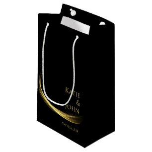 Gouden Elegantie-Bruiloft- Klein Cadeauzakje