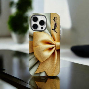 Gouden Elegantie iPhone 16 Pro Max Hoesje