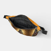 "Gouden Elegantie van Kerstmis" Heuptasje (Open)