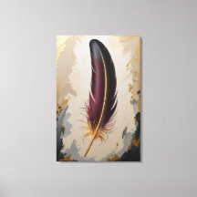 Gouden Elegantie Veer | Luxe Minimalist