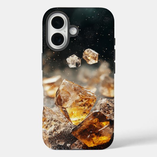 Gouden Ember Crystal Telefoonhoes Case-Mate iPhone Case (Achterkant)