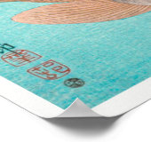 Gouden en gewone karper Ohara Koson (1935) Poster (Hoek)