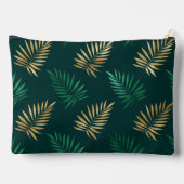Gouden en groene glitter op tropische bladeren etui (Achterkant)