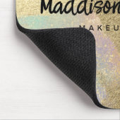 Gouden en iriserende glitter textuur muismat (Hoek)