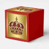 Gouden en Rode Prins Bedankdoosjes (Achterkant)