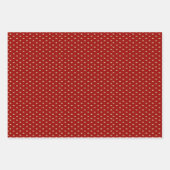 Gouden en Rode Verpakkende Document Vlakke Bladree Inpakpapier Vel (Voorkant 2)