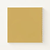 Gouden en witte bruiloft, twee vliegtuigen vormen  notitieboek (Achterkant)