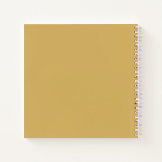 Gouden en witte bruiloft, twee vliegtuigen vormen  notitieboek (Achterkant)