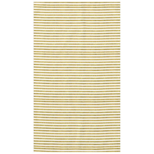 Gouden en witte chique strepen tafelkleed (Voorkant)