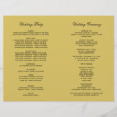 gouden en zwarte decohuwprogramma's (Achterkant)