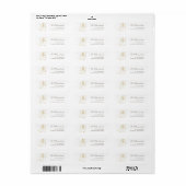 gouden engel etiket (Full Sheet)
