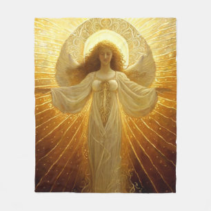 Gouden Engel Ontwaken van Kennis Fleece Deken