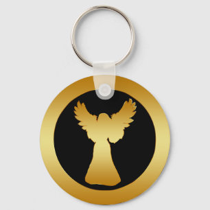 GOUDEN ENGEL SLEUTELHANGER