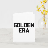 Gouden Era Retro Stijl Oude School Bodybuilding We Kaart (Gele Bloem)