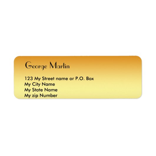 Gouden Etiket (Voorkant)