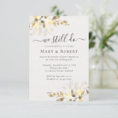 Gouden eucalyptus, we doen nog steeds een gelofte  kaart (Staand voorkant)