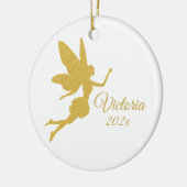 Gouden Fairy Ornament Gepersonaliseerde Gift (Links)