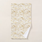 Gouden Faux Dierenprint Bad Handdoek (Handdoek)