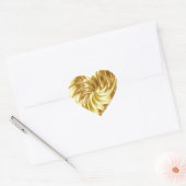 GOUDEN Faux Folie Hart Stickers (Envelop)