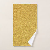 Gouden faux glitter bad handdoek (Handdoek)