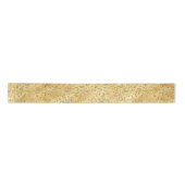Gouden Faux Glitter Luipaard Print Lint (Voorkant)