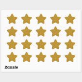 Gouden Faux Glitter Sticker (Vel)
