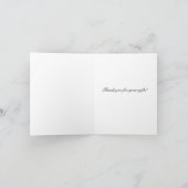 Gouden Faux schittert Ombre Bokeh dankt u Bedankkaart (Binnen)