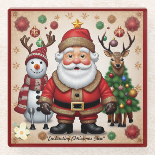 "Gouden Feestdag" Glazen Onderzetter