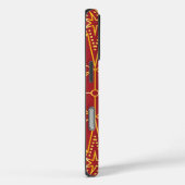 Gouden feestelijke sterrenhemel Case-Mate iPhone case (Achterkant / Rechts)