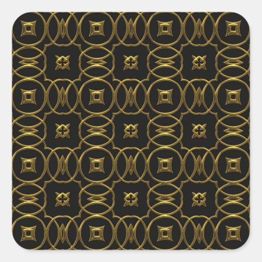 Gouden filigraan stickers (Voorkant)