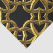 Gouden filigraan tissuepapier (Detail)