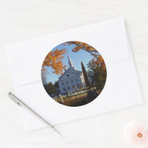 Gouden Foliage w / Kerk & Begraafplaats Envelope S