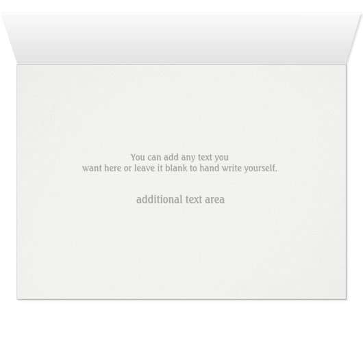 Gouden folie Gefeliciteerd Modern Script Dank u (Binnen Horizontaal (Onder))