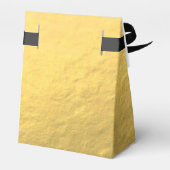 Gouden folie gekleurde Monogram bruiloft gunst doo Bedankdoosjes (Achterkant)