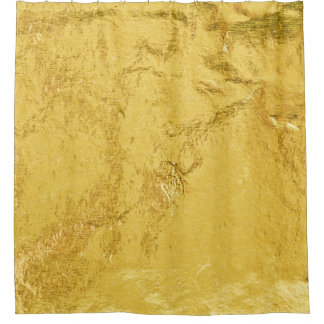 Gouden folie: glanzende Abstracte textuur Douchegordijn