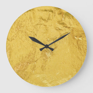 Gouden folie: glanzende Abstracte textuur Grote Klok