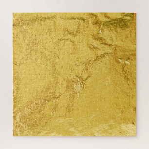 Gouden folie: glanzende Abstracte textuur Legpuzzel