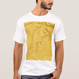 Gouden folie: glanzende Abstracte textuur T-shirt