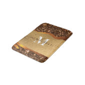 Gouden Folie Glitter Badmat (Gekanteld)