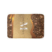 Gouden Folie Glitter Badmat (Voorkant)