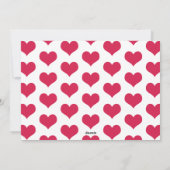 Gouden folie Happy Valentijnsdag fotokaart Feestdagenkaart (Achterkant)