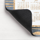 Gouden Folie Jaarlijkse 2017 Agenda Muismatten Bla (Hoek)